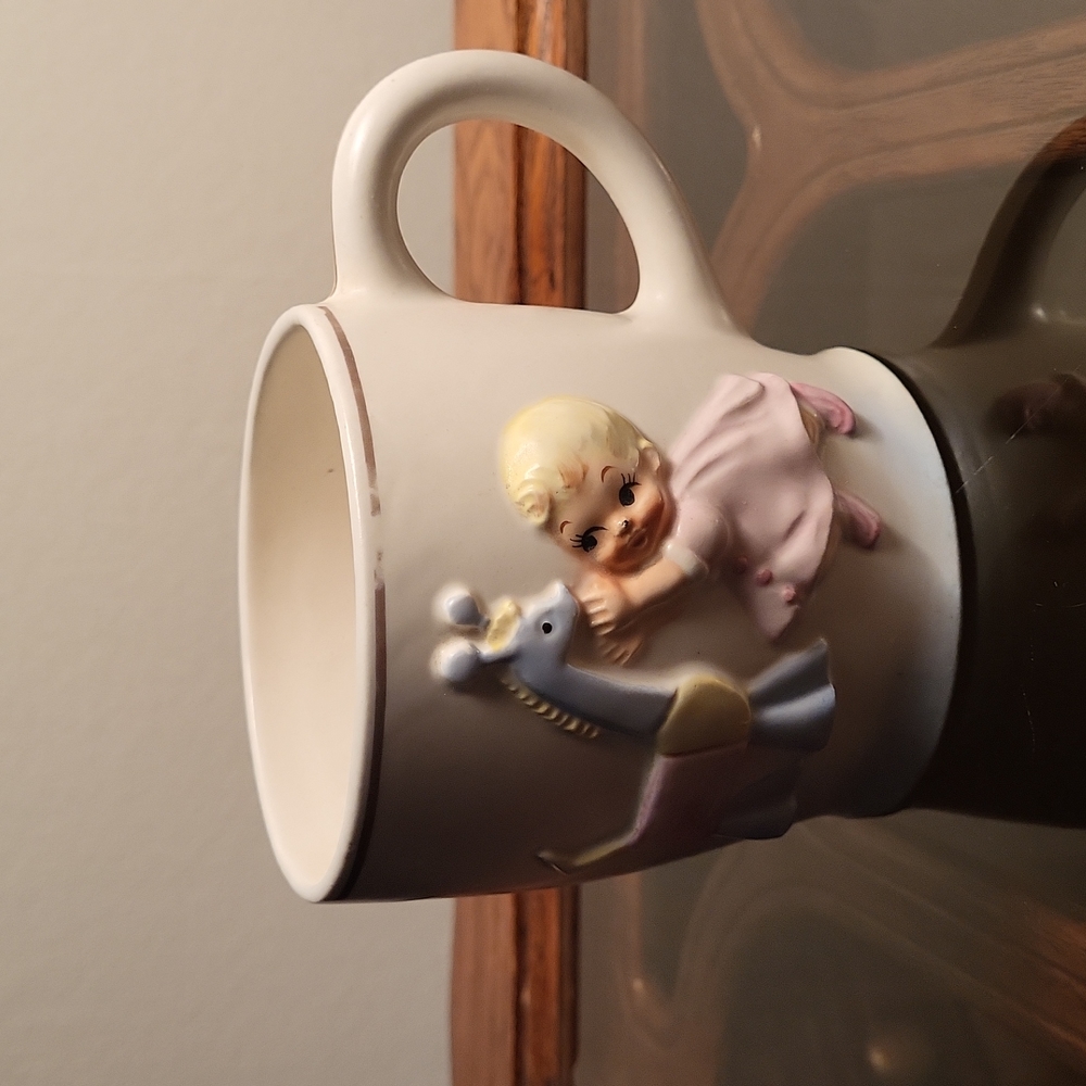 Vintage Relpo Baby Mug Planter